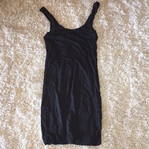 Long sheer navy tank